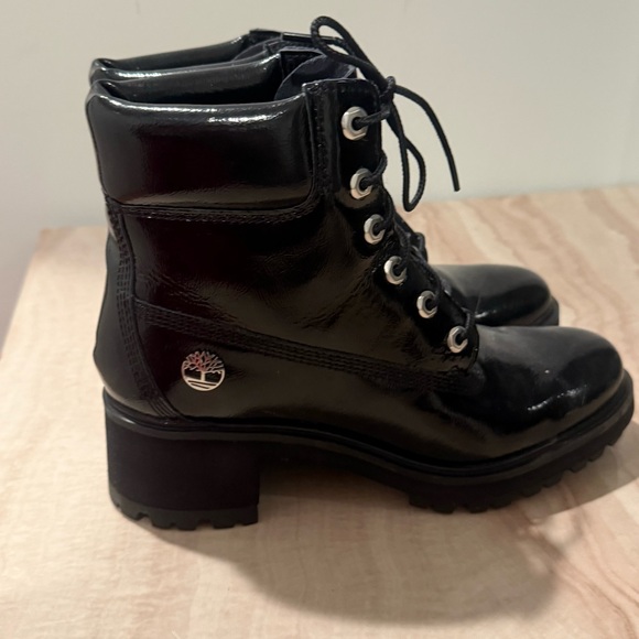 Timberland Kingsley Waterproof Boots 2 Inches Heel Women's Size 8.5 - Picture 3 of 11